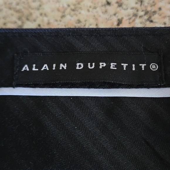 Alain Dupetit Men's Dress Pants Straight Leg Color: Slate Blue  Size 36W/42L - Picture 10 of 11